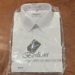 Men's Classic White Dress Shirt